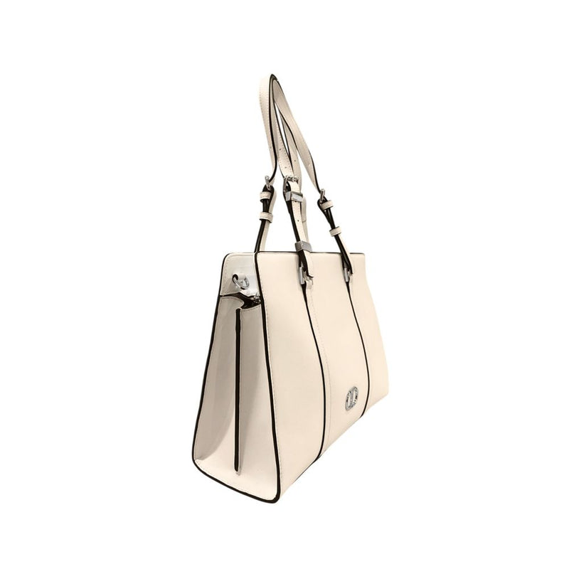 Twinset White PU Women Shoulder Bag - Modern Elegance