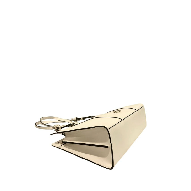 Twinset White PU Women Shoulder Bag - Modern Elegance