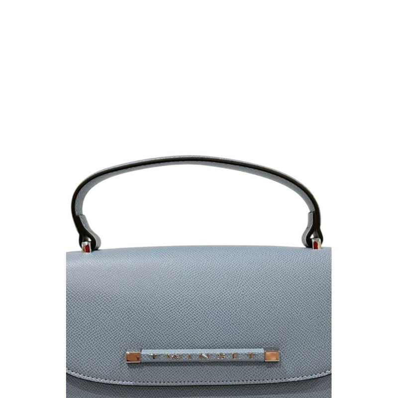 Mini Sac à Main Twinset en PU Bleu pour Femmes