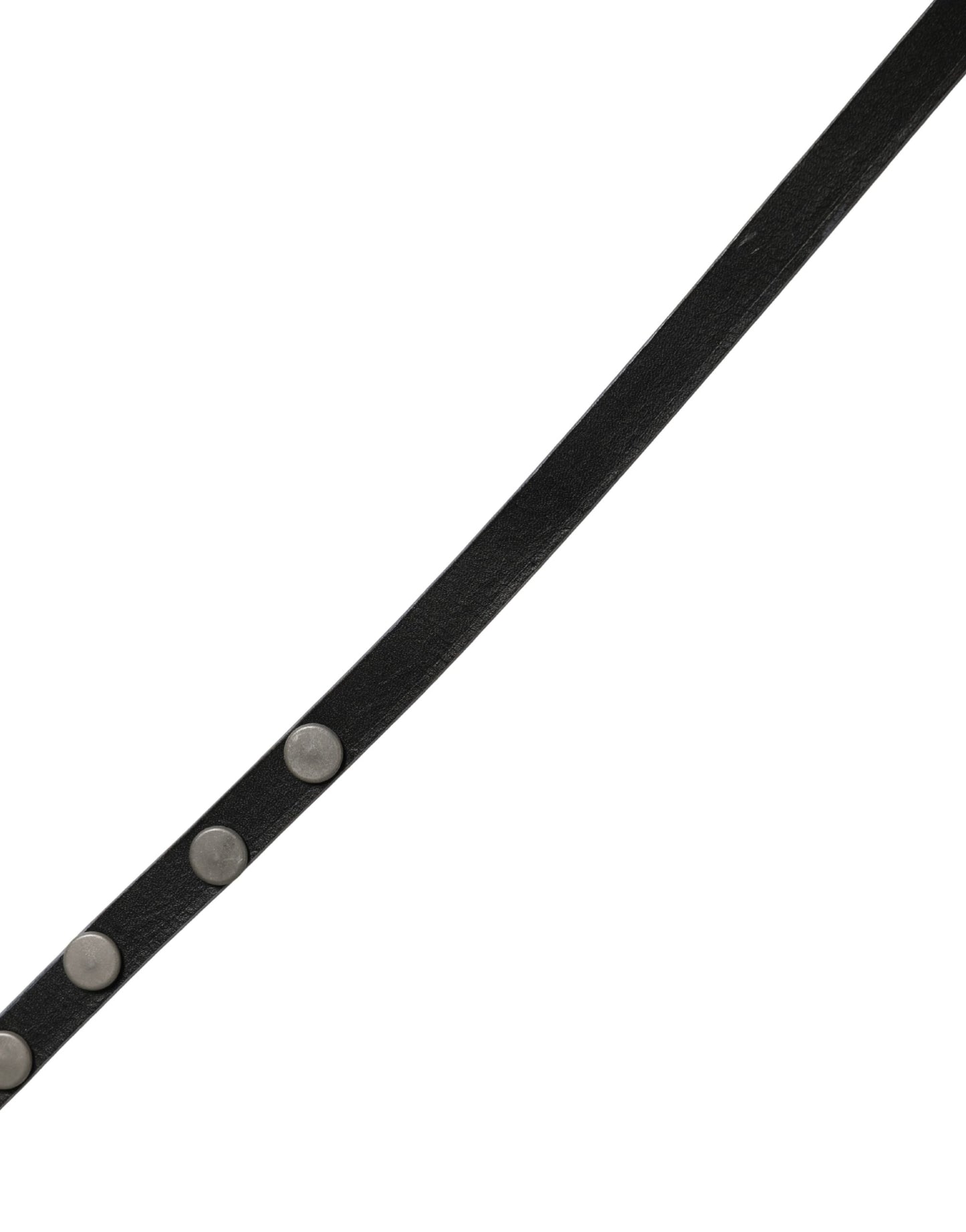 Ceinture en cuir blanc clouté Costume National