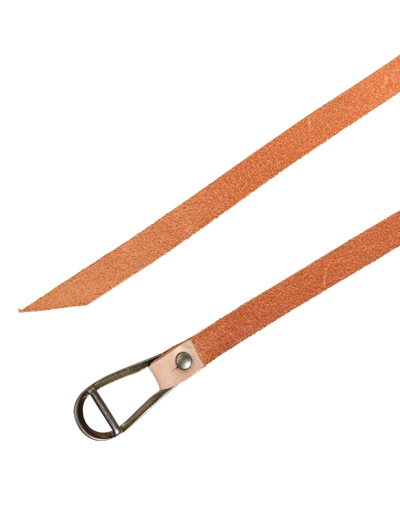 Ceinture Skinny Femme Orange avec Boucle Métallique Argent Scervino Street