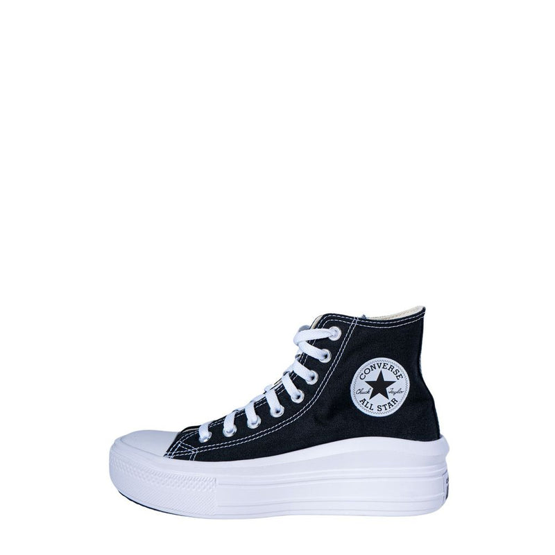 Converse Black Cotton Platform Sneakers for Women