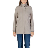 Street One Gray Polyester Coat with Knit Details - Model 202113