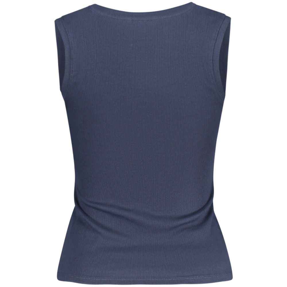 Tommy Hilfiger Tank Top Femme en Coton Bleu