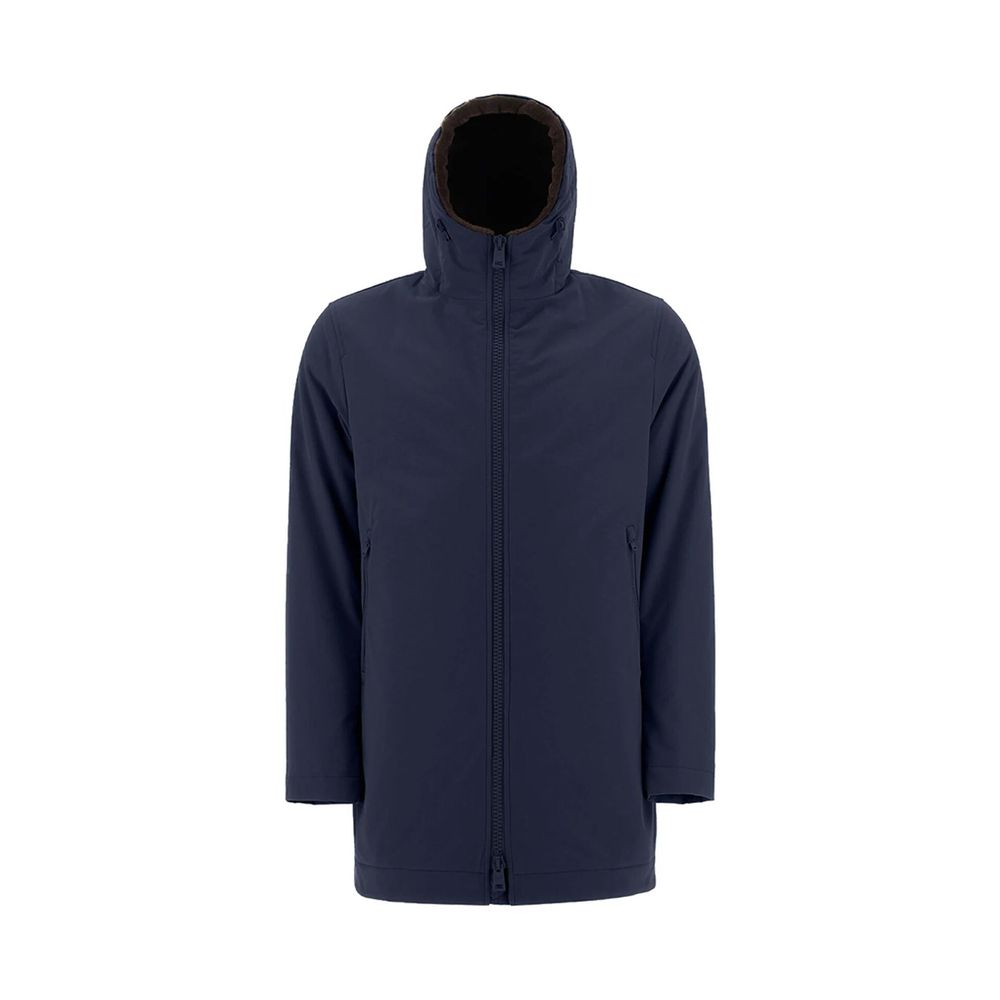 Herno Blauwe Polyamide Jas