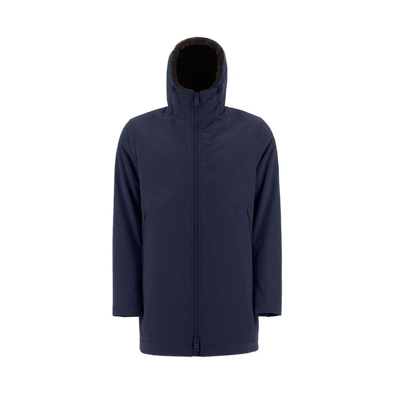 Herno Blauwe Polyamide Jas