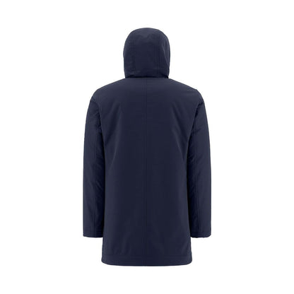 Herno Blauwe Polyamide Jas