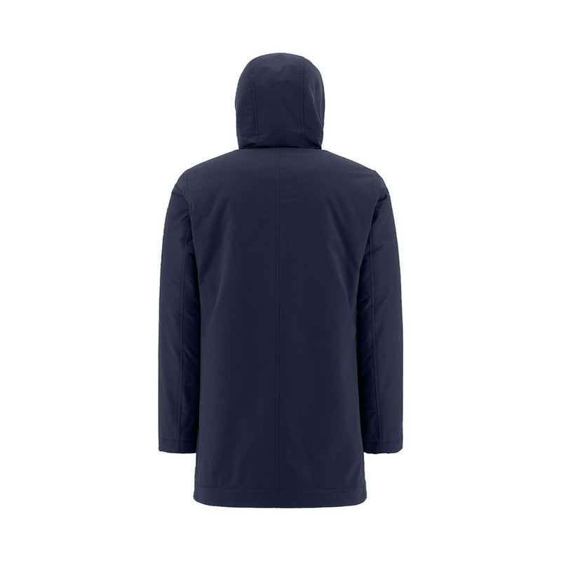 Herno Blauwe Polyamide Jas