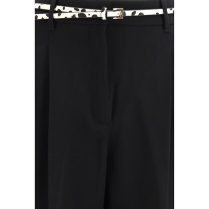 Max Mara Black Triacetate Top