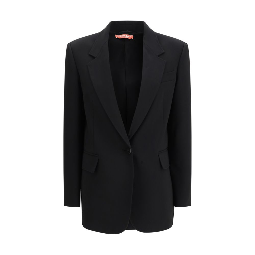 Max Mara Bosco Blazer Noir en Triacétate pour Femmes