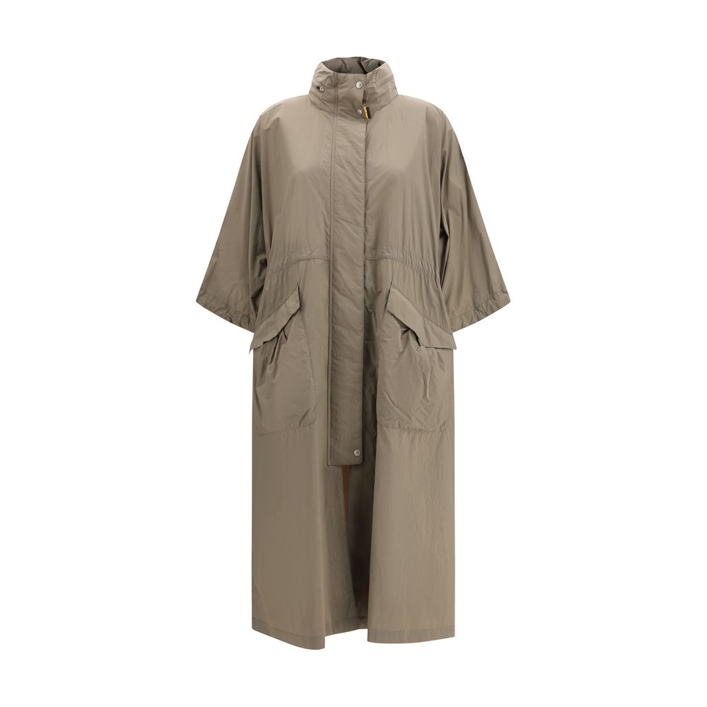 Parajumpers Bicolor Polyamide Trench Coat pour Femme