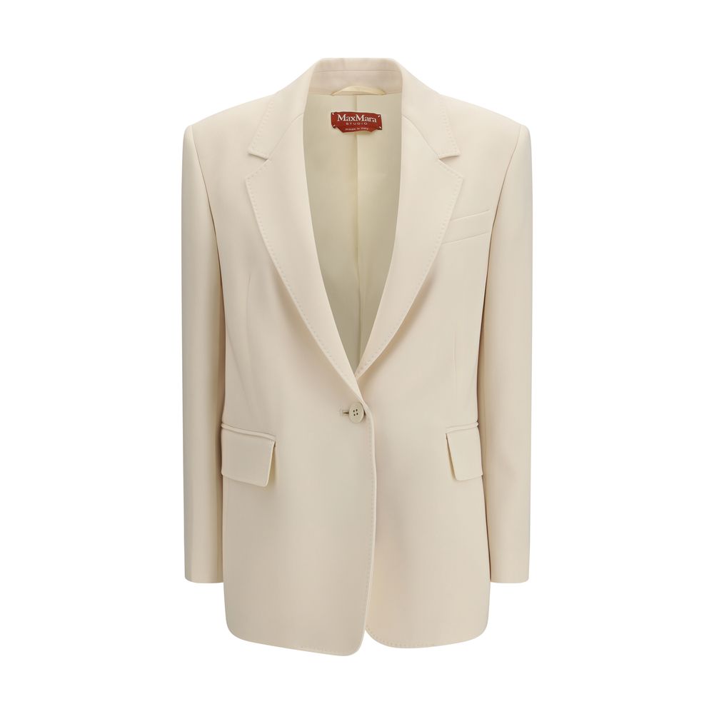 Max Mara Bosco Beige Triacetate Blazer for Women