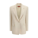 Max Mara Bosco Beige Triacetate Blazer for Women