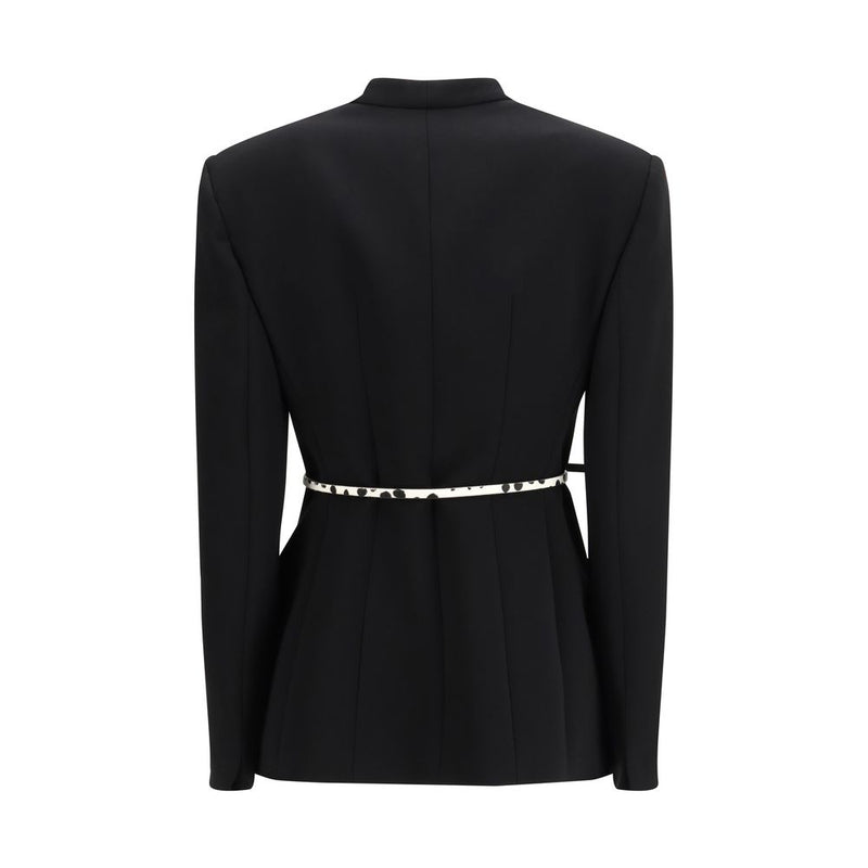 Manteau en triacétate noir Max Mara