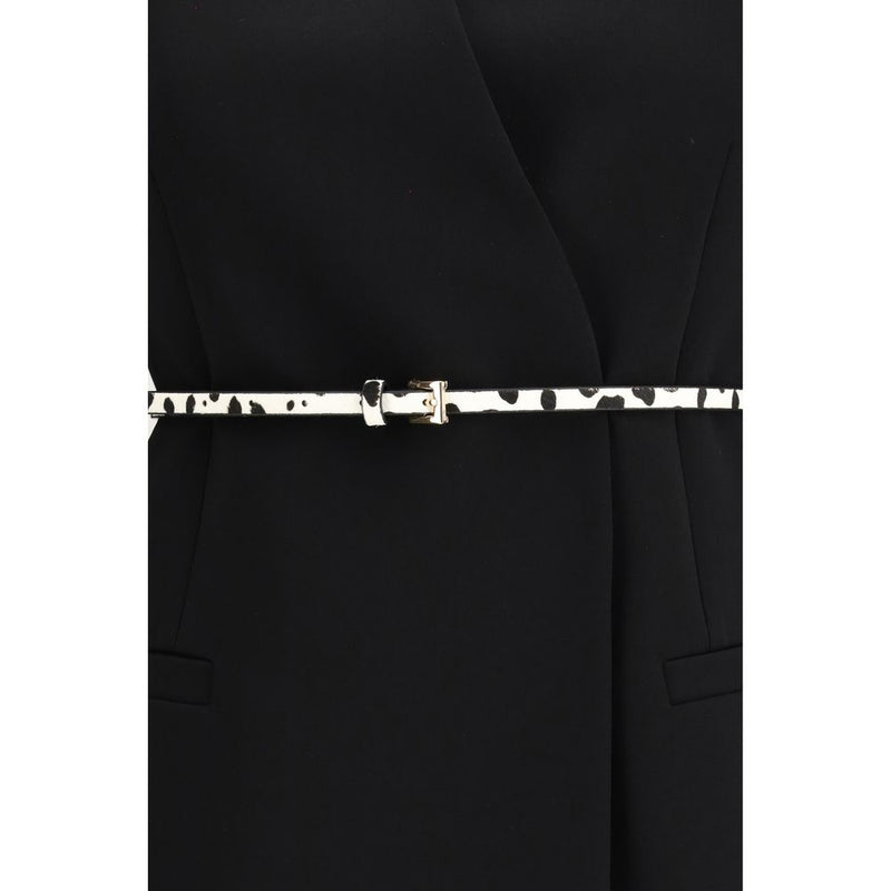 Manteau en triacétate noir Max Mara