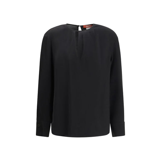 Max Mara Black Triacetate Blouse for Women - Elegant & Versatile