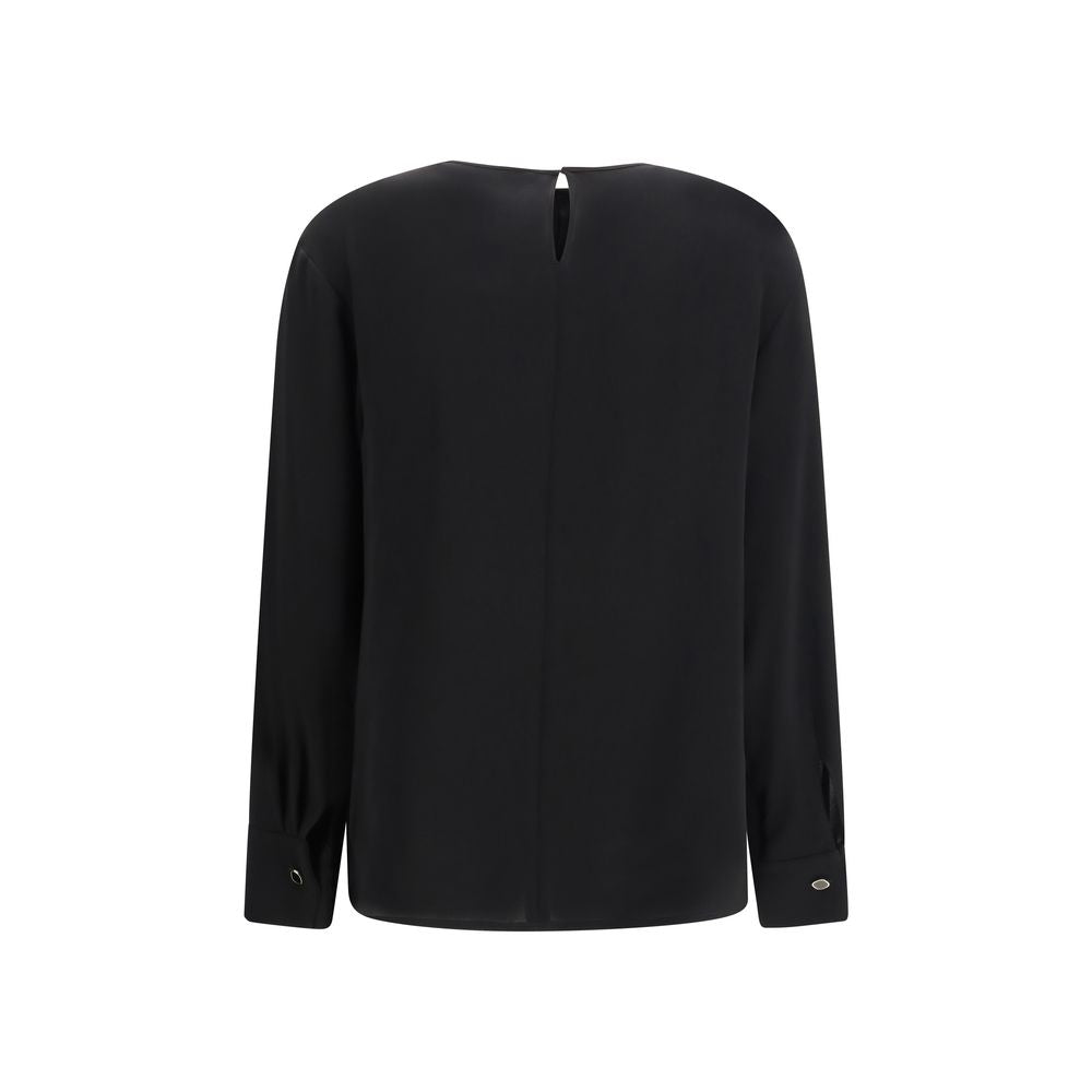 Max Mara Black Triacetate Blouse for Women - Elegant & Versatile