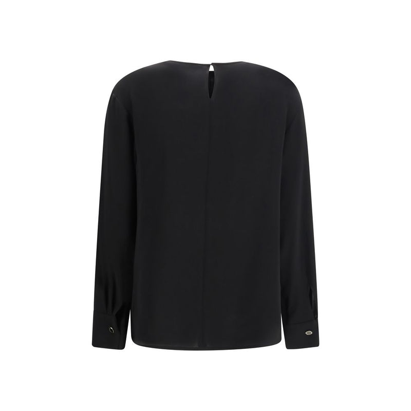 Max Mara Black Triacetate Blouse for Women - Elegant & Versatile