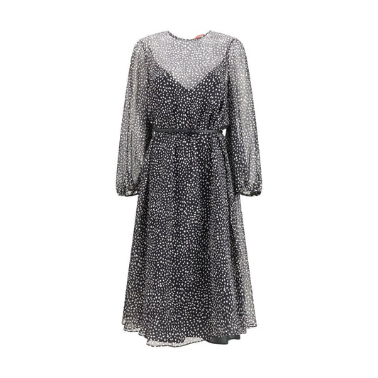 Max Mara Campo Black Silk Casual Dress