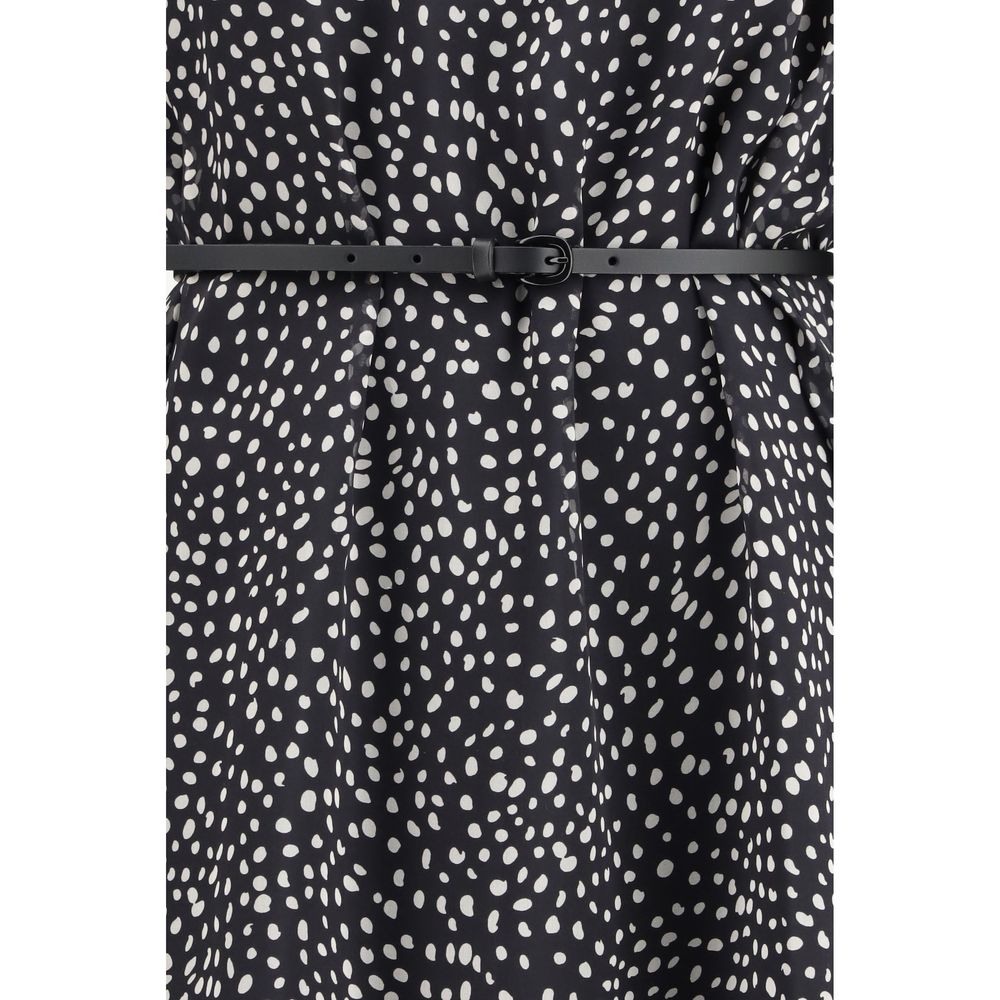 Max Mara Campo Black Silk Casual Dress