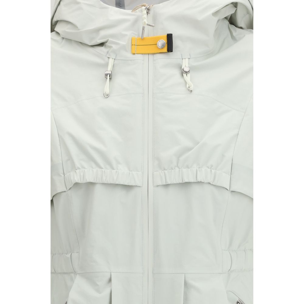 Parajumpers Uneri White Polyamide Shell Jacket