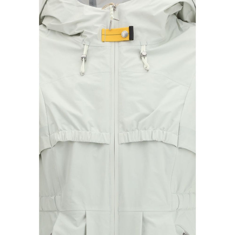 Parajumpers Uneri White Polyamide Shell Jacket for Women