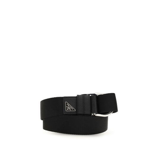 Prada Zwarte Nylon Riem