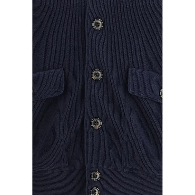 Valstarino Jacket - Blue Fleece Wool Coat for Men