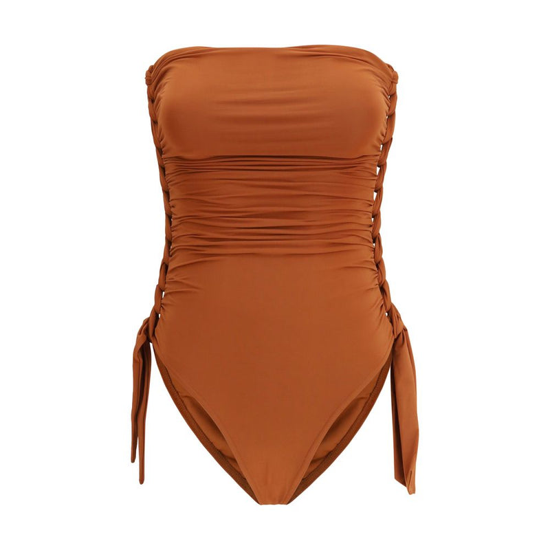 Zimmermann Daylight Brown One-Piece Swimsuit - Elegant & Feminine