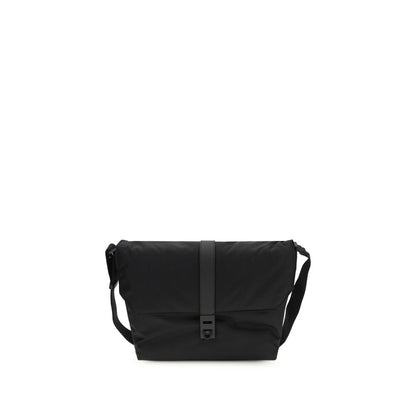 Sac à main Ferragamo en nylon noir