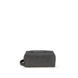 Sac à main Ferragamo Bos Taurus en cuir de veau noir