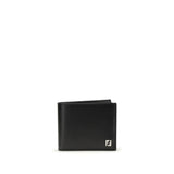 Portefeuille Fendi Bos Taurus en cuir de veau noir