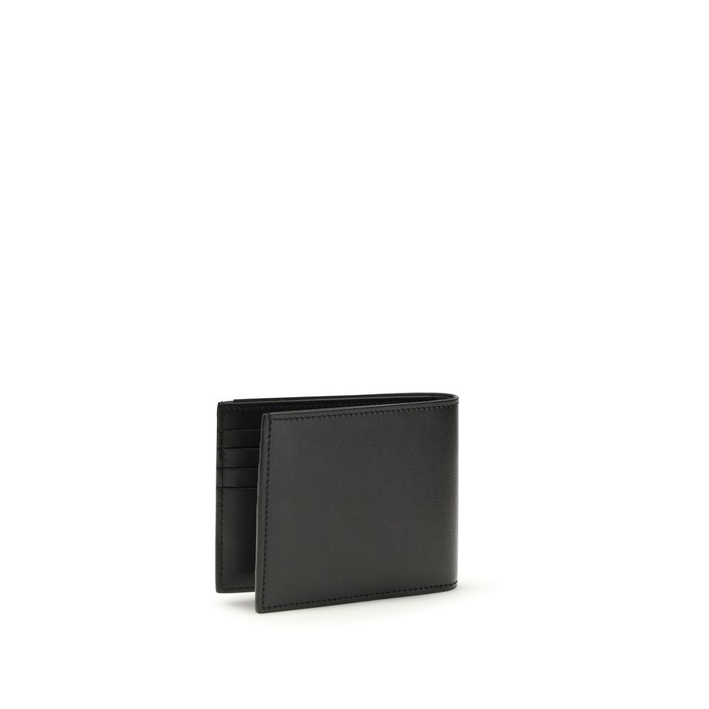 Portefeuille Fendi Bos Taurus en cuir de veau noir