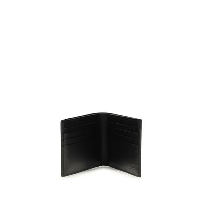 Portefeuille Fendi Bos Taurus en cuir de veau noir