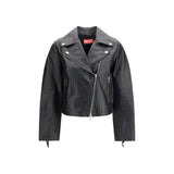 Diesel L-Unatic Black Leather Jacket for Women