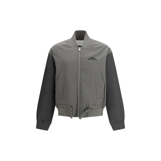 Axel Arigato Gray Polyester Bomber Jacket for Men