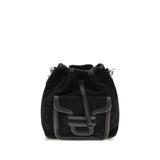 Pierre Hardy Black Calf Leather Bos Taurus Bucket Bag