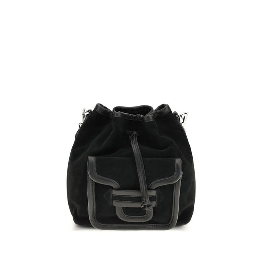Pierre Hardy Black Calf Leather Bos Taurus Bucket Bag