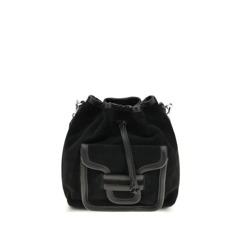 Pierre Hardy Black Calf Leather Bos Taurus Bucket Bag