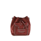 Pierre Hardy Bordeaux Calf Leather Bos Taurus Bucket Bag