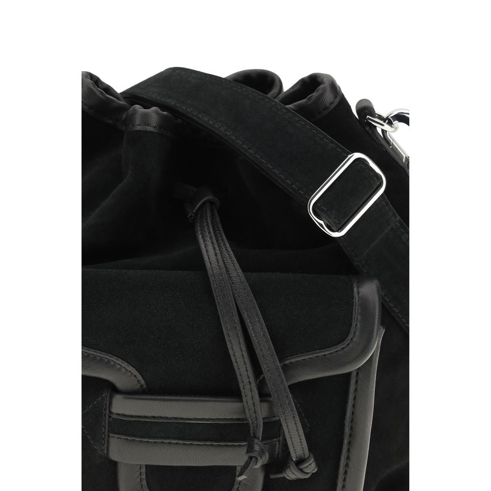 Pierre Hardy Black Calf Leather Bos Taurus Bucket Bag