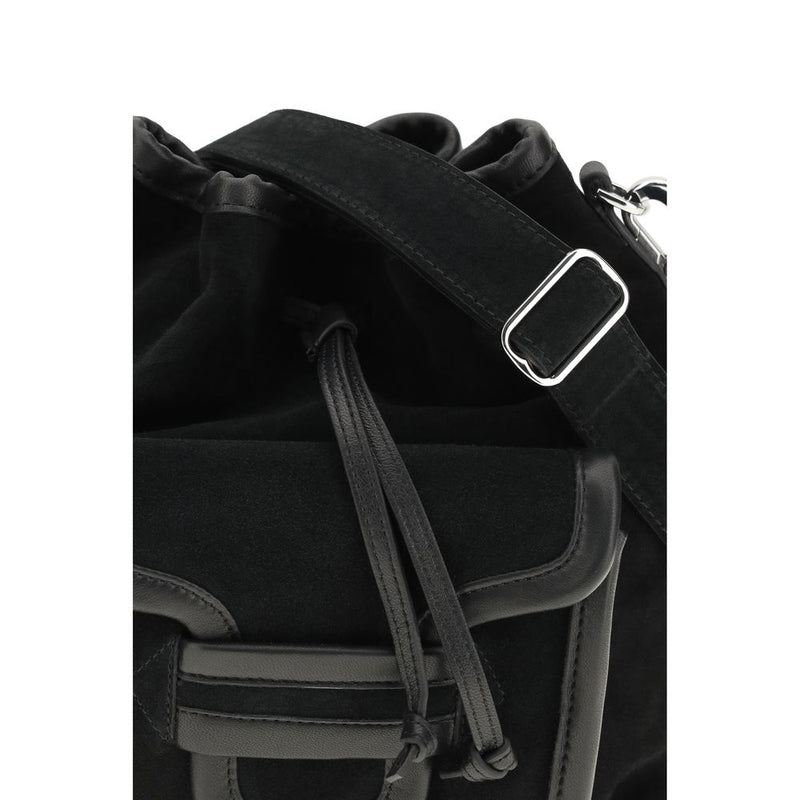 Pierre Hardy Black Calf Leather Bos Taurus Bucket Bag