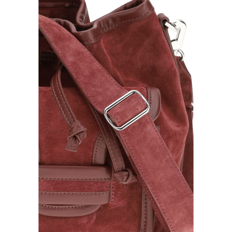 Pierre Hardy Bordeaux Calf Leather Bos Taurus Bucket Bag
