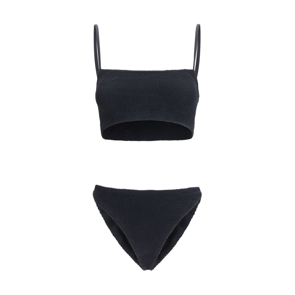 Hunza G Gigi Black Bikini - Chic Minimalism for Summer