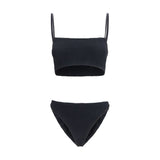 Hunza G Gigi Black Bikini - Chic Minimalism for Summer