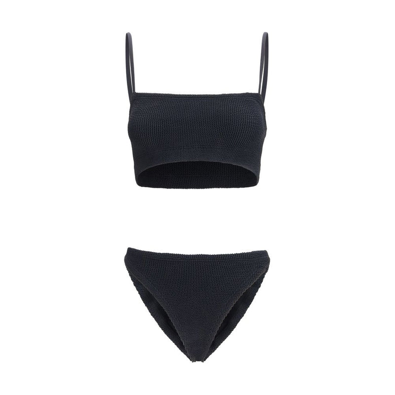 Hunza G Gigi Black Bikini - Chic Minimalism for Summer