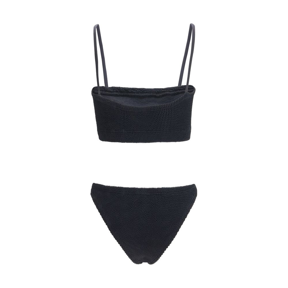 Hunza G Gigi Black Bikini - Chic Minimalism for Summer