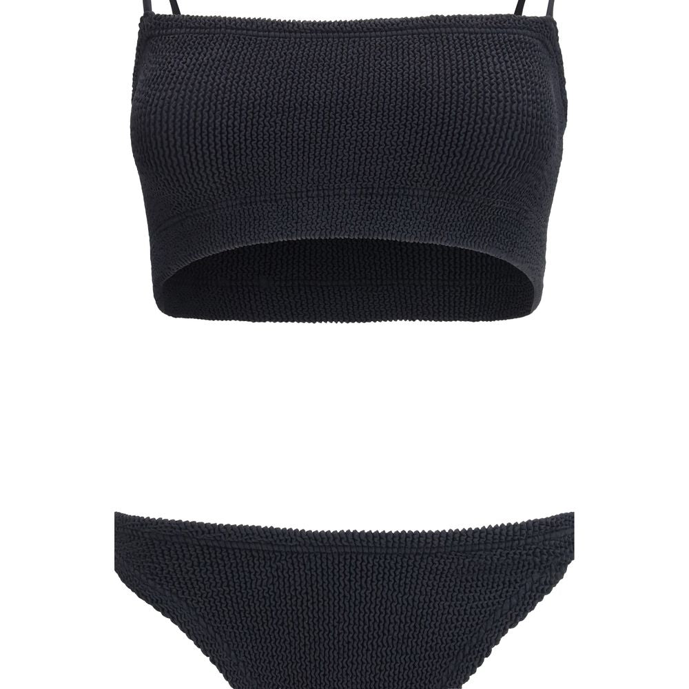 Hunza G Gigi Black Bikini - Chic Minimalism for Summer