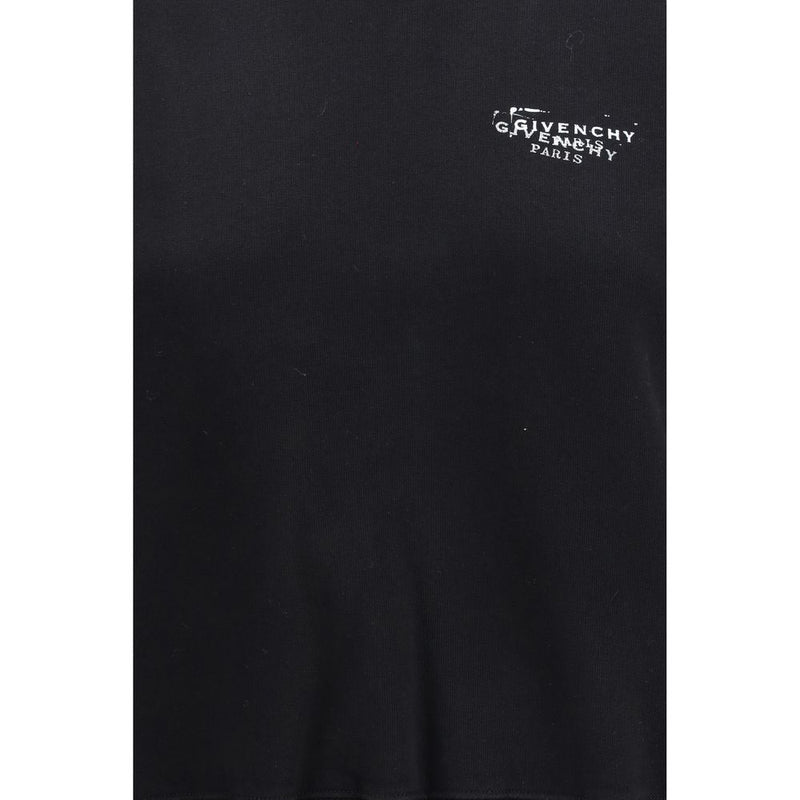Givenchy Black Cotton Sweatshirt for Women - Stylish Comfort