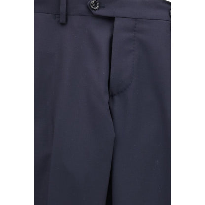 Ensemble deux pièces en laine polaire bleue Lardini